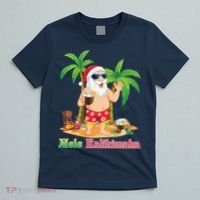 Mele Kalikimaka Santa Surfing Christmas Surf In July Merry T-Shirt thumb 5