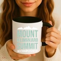 Mount Kilijaro Summit Accomplished Hiking Meaningful Gift Coffee Mug thumb 3