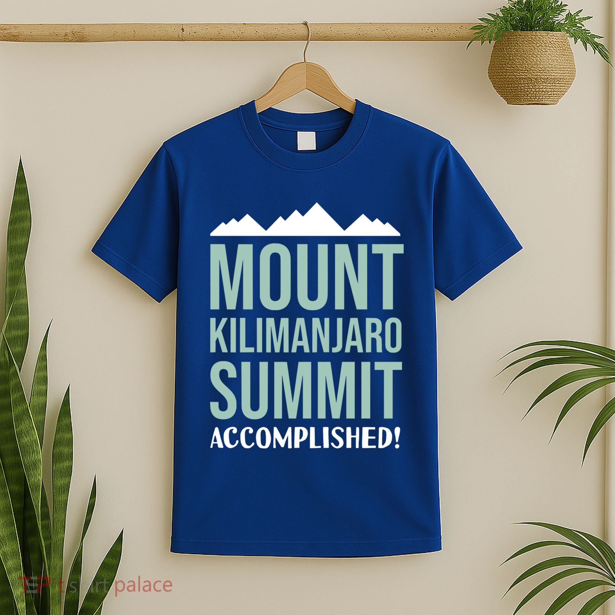 Mount Kilijaro Summit Accomplished Hiking Meaningful Gift T-Shirt