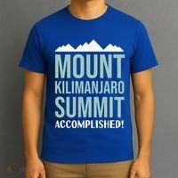 Mount Kilijaro Summit Accomplished Hiking Meaningful Gift T-Shirt thumb 3