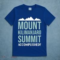 Mount Kilijaro Summit Accomplished Hiking Meaningful Gift T-Shirt thumb 5
