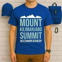 Mount Kilijaro Summit Accomplished Hiking Meaningful Gift T-Shirt thumb 6