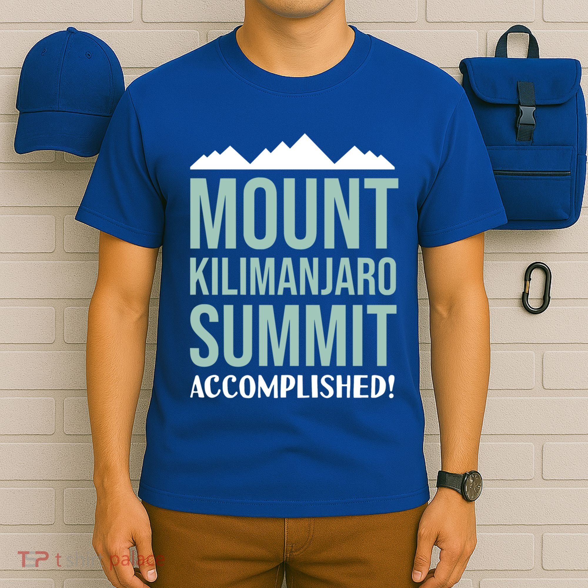 Mount Kilijaro Summit Accomplished Hiking Meaningful Gift T-Shirt