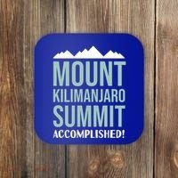 Mount Kilijaro Summit Accomplished Hiking Meaningful Gift Coaster thumb 0