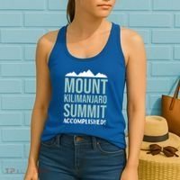 Mount Kilijaro Summit Accomplished Hiking Meaningful Gift Women's Tank Top thumb 2