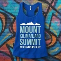 Mount Kilijaro Summit Accomplished Hiking Meaningful Gift Women's Tank Top thumb 3