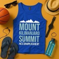 Mount Kilijaro Summit Accomplished Hiking Meaningful Gift Tank Top thumb 4