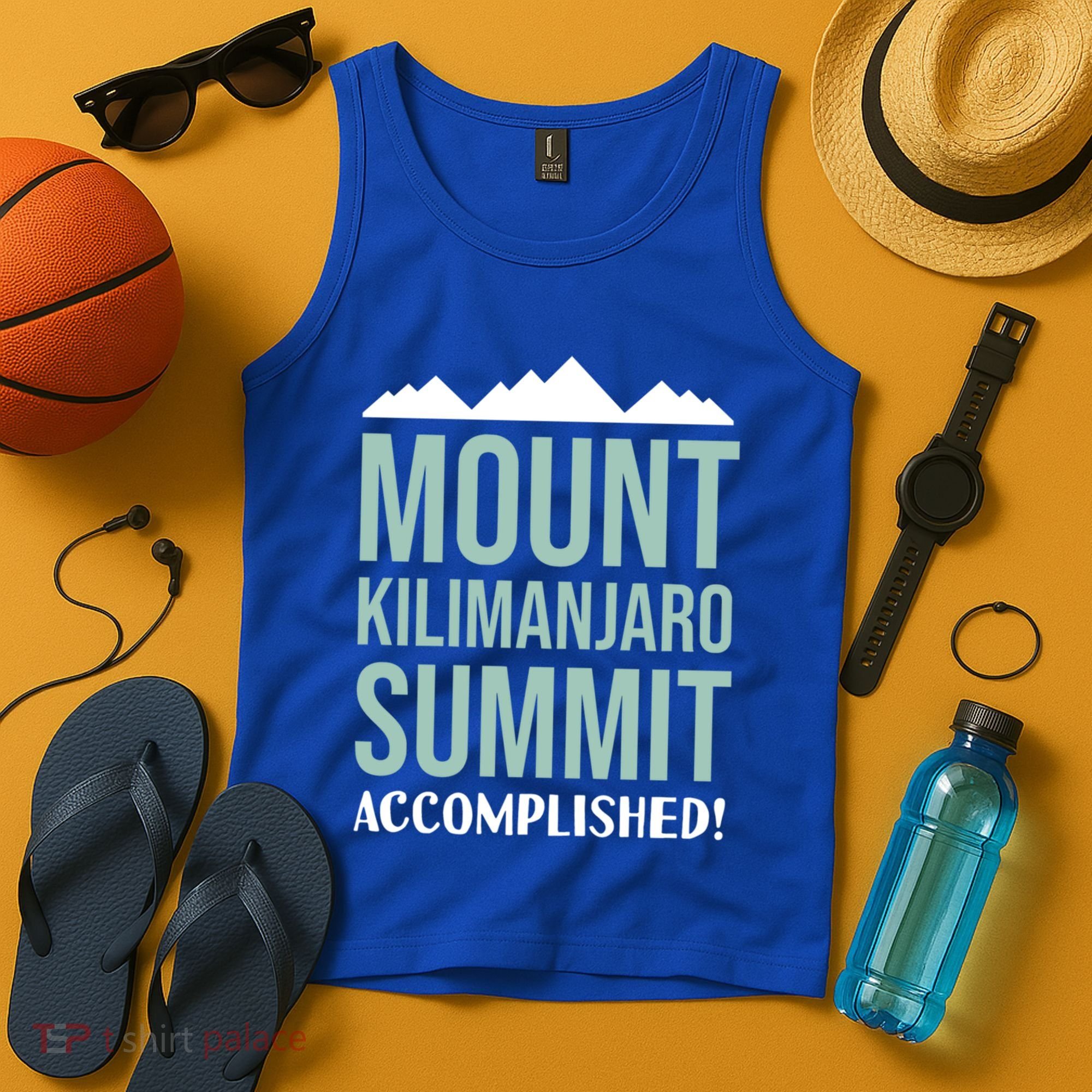 Mount Kilijaro Summit Accomplished Hiking Meaningful Gift Tank Top