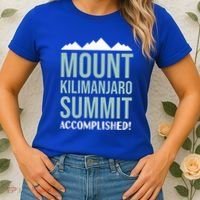 Mount Kilijaro Summit Accomplished Hiking Meaningful Gift Women's T-Shirt thumb 2
