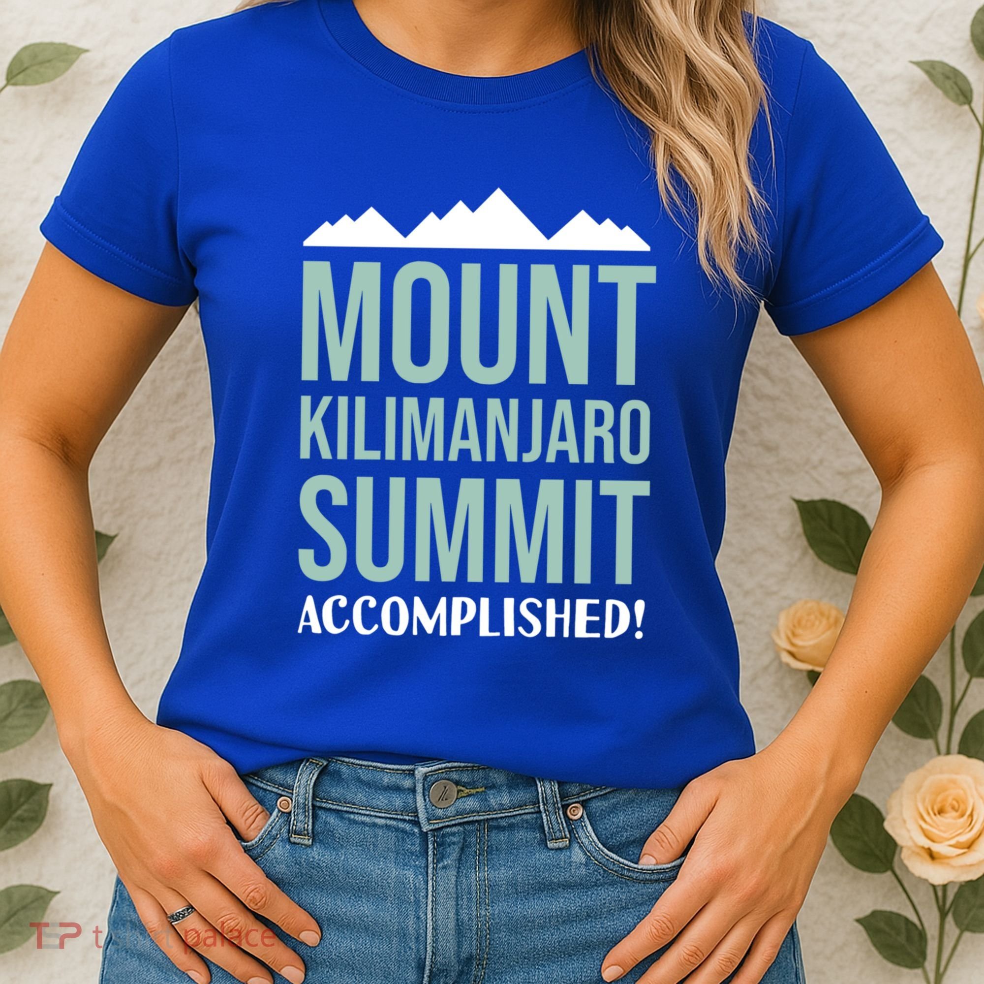 Mount Kilijaro Summit Accomplished Hiking Meaningful Gift Women's T-Shirt