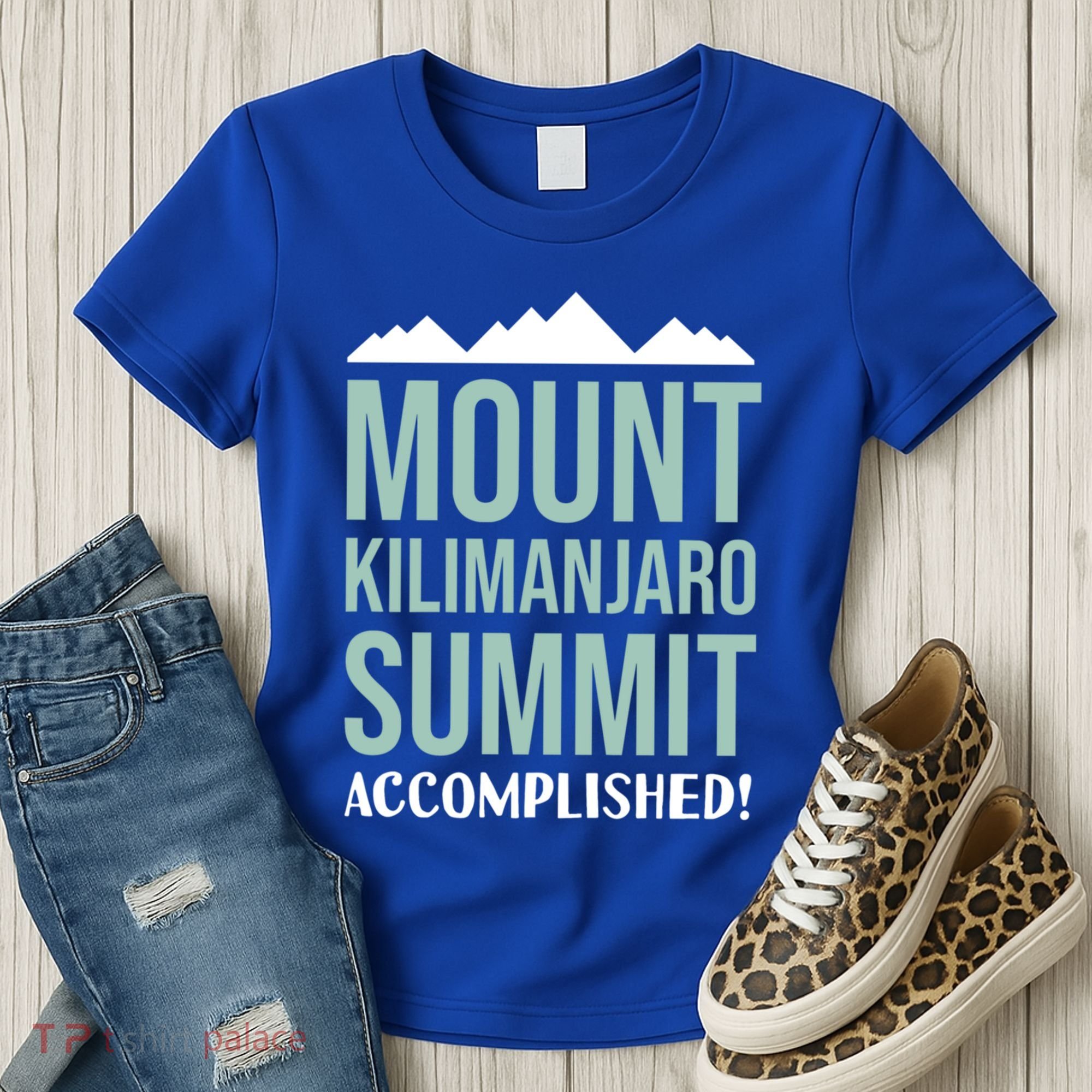 Mount Kilijaro Summit Accomplished Hiking Meaningful Gift Women's T-Shirt