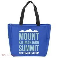 Mount Kilijaro Summit Accomplished Hiking Meaningful Gift Tote Bag thumb 0