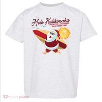 Mele Kalikimaka Surfer Santa Claus Toddler T-Shirt thumb 0