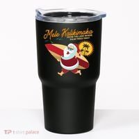 Mele Kalikimaka Surfer Santa Claus Tumbler thumb 0