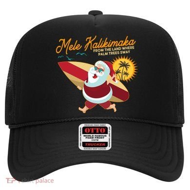 Mele Kalikimaka Surfer Santa Claus Hat