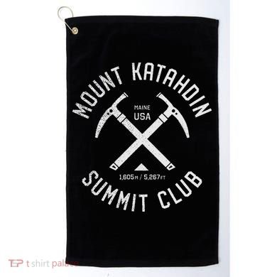 Mount Katahdin Summit Club I Climbed Katahdin Golf Towel