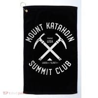 Mount Katahdin Summit Club I Climbed Katahdin Golf Towel thumb 0