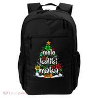 Mele Kalikimaka Tropical Christmas Hawaiian Santa Xmas Tree Backpack thumb 0