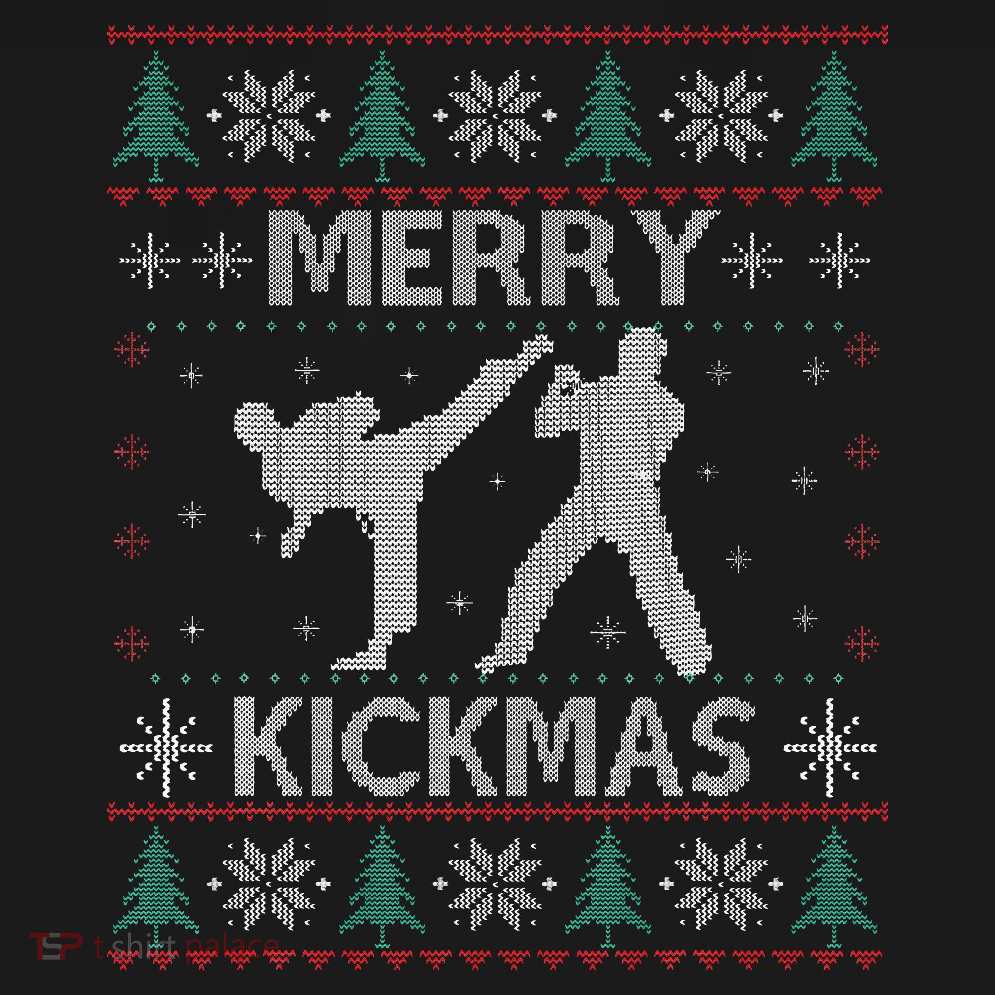 Merry Kickmas Taekwondo Christmas Ugly Sweater Xmas Funny Baby Bodysuit