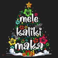 Mele Kalikimaka Tropical Christmas Hawaiian Santa Xmas Tree Women's Sweatshirt thumb 2