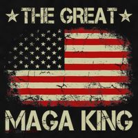 Maga King, The Great Maga King, Ultra Maga Ladies PosiCharge Tri-Blend Wicking Tank thumb 2