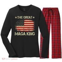 Maga King, The Great Maga King, Ultra Maga Women's Long Sleeve Flannel Pajama Set  thumb 0