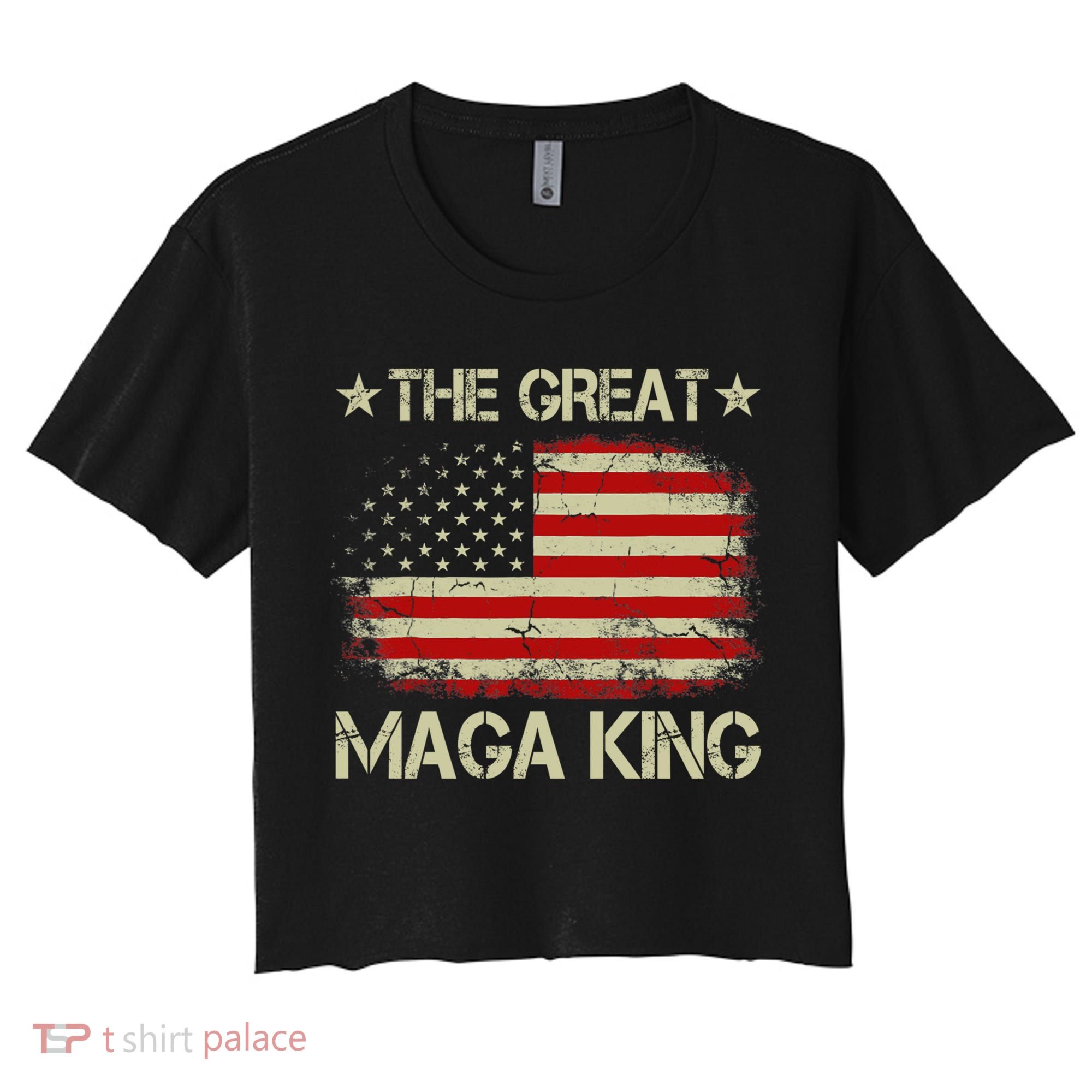 Maga King, The Great Maga King, Ultra Maga Women's Crop Top Tee