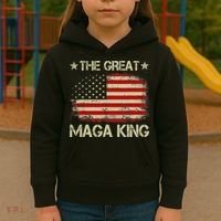 Maga King, The Great Maga King, Ultra Maga Kids Hoodie thumb 3