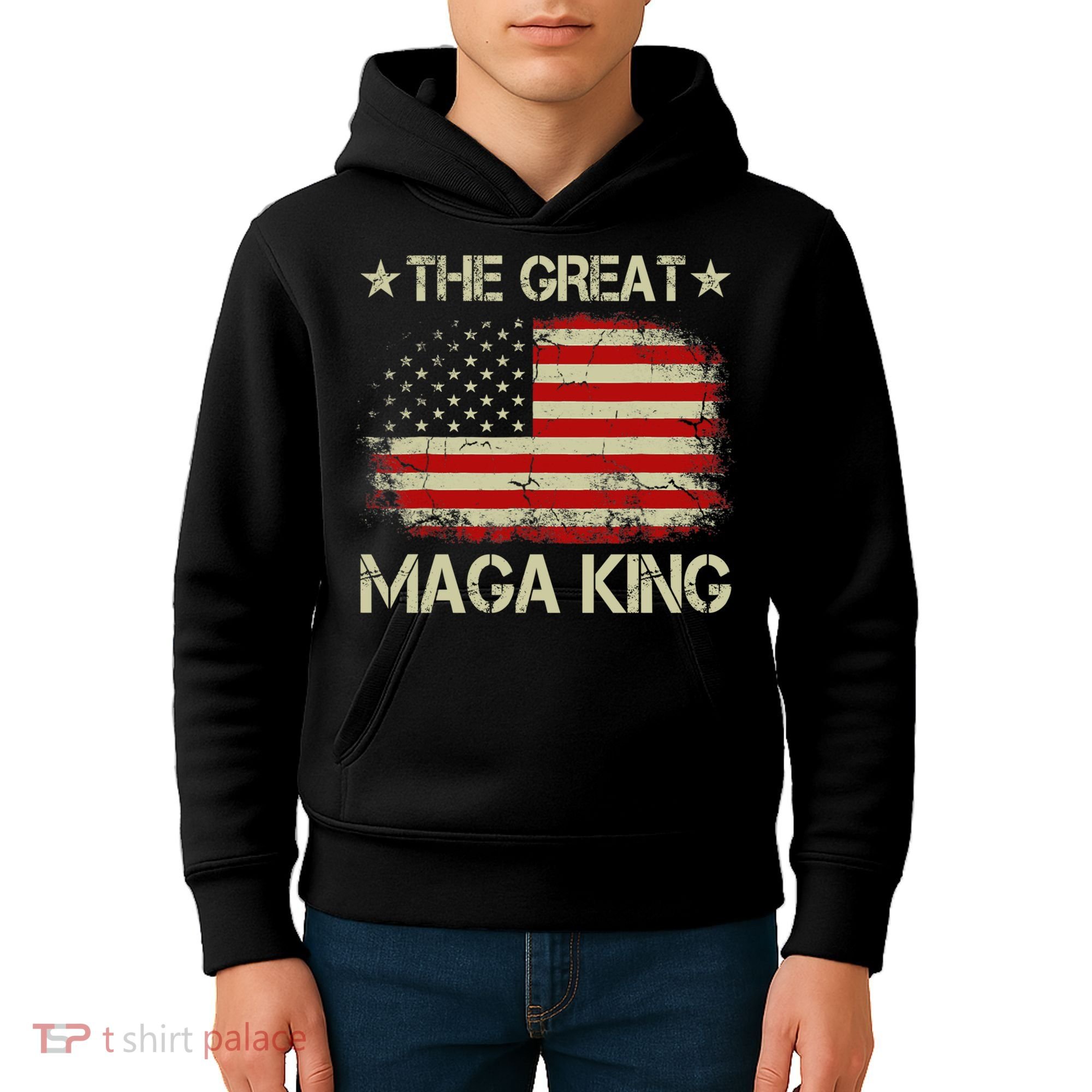 Maga King, The Great Maga King, Ultra Maga Kids Hoodie