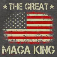 Maga King, The Great Maga King, Ultra Maga Vector Backpack thumb 2