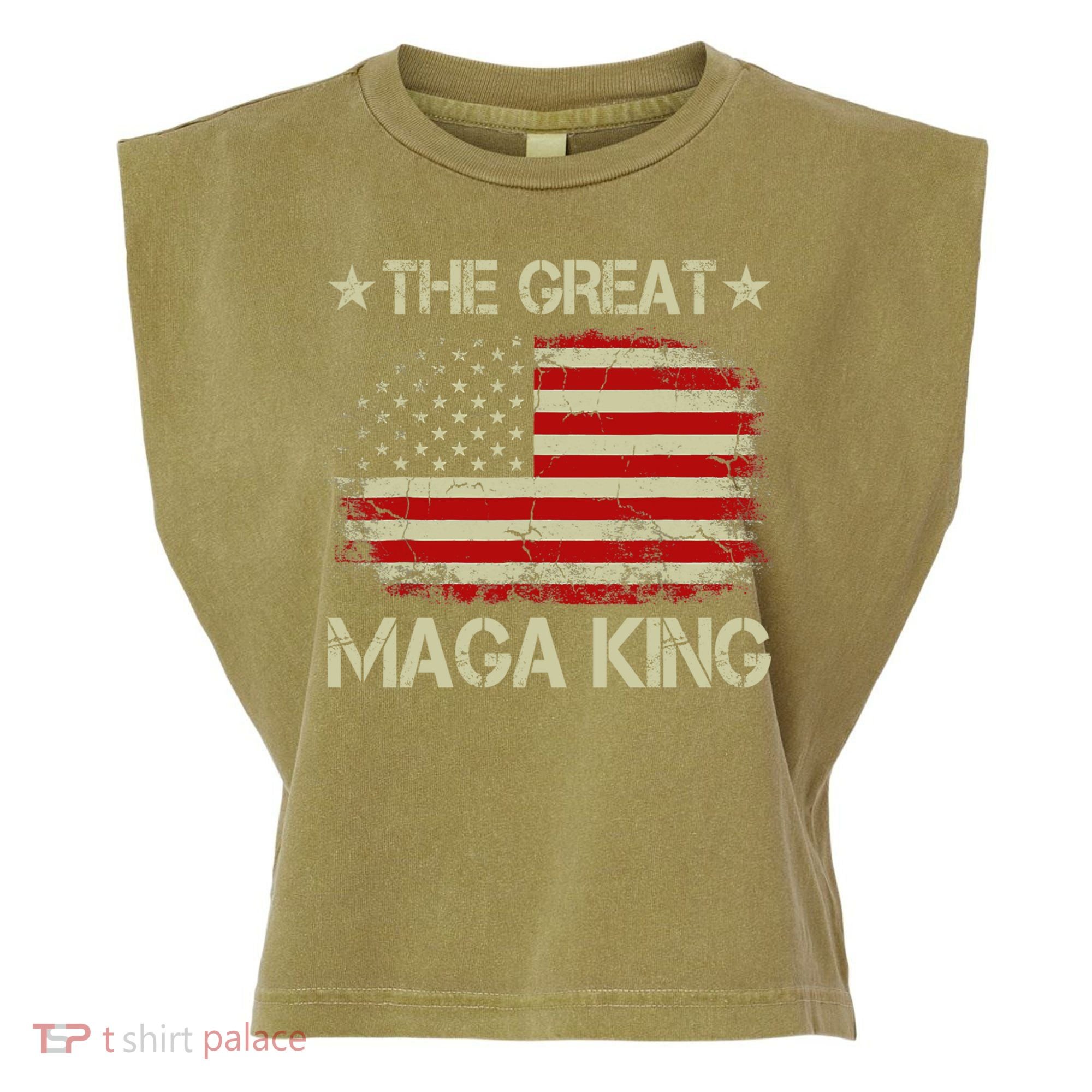 Maga King, The Great Maga King, Ultra Maga Garment-Dyed Women's Muscle Tee