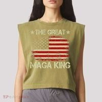 Maga King, The Great Maga King, Ultra Maga Garment-Dyed Women's Muscle Tee thumb 2