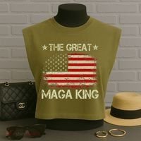 Maga King, The Great Maga King, Ultra Maga Garment-Dyed Women's Muscle Tee thumb 3