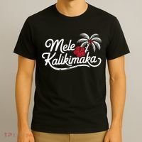 Mele Kalikimaka Tropical Christmas Hawaiian Xmas T-Shirt thumb 3