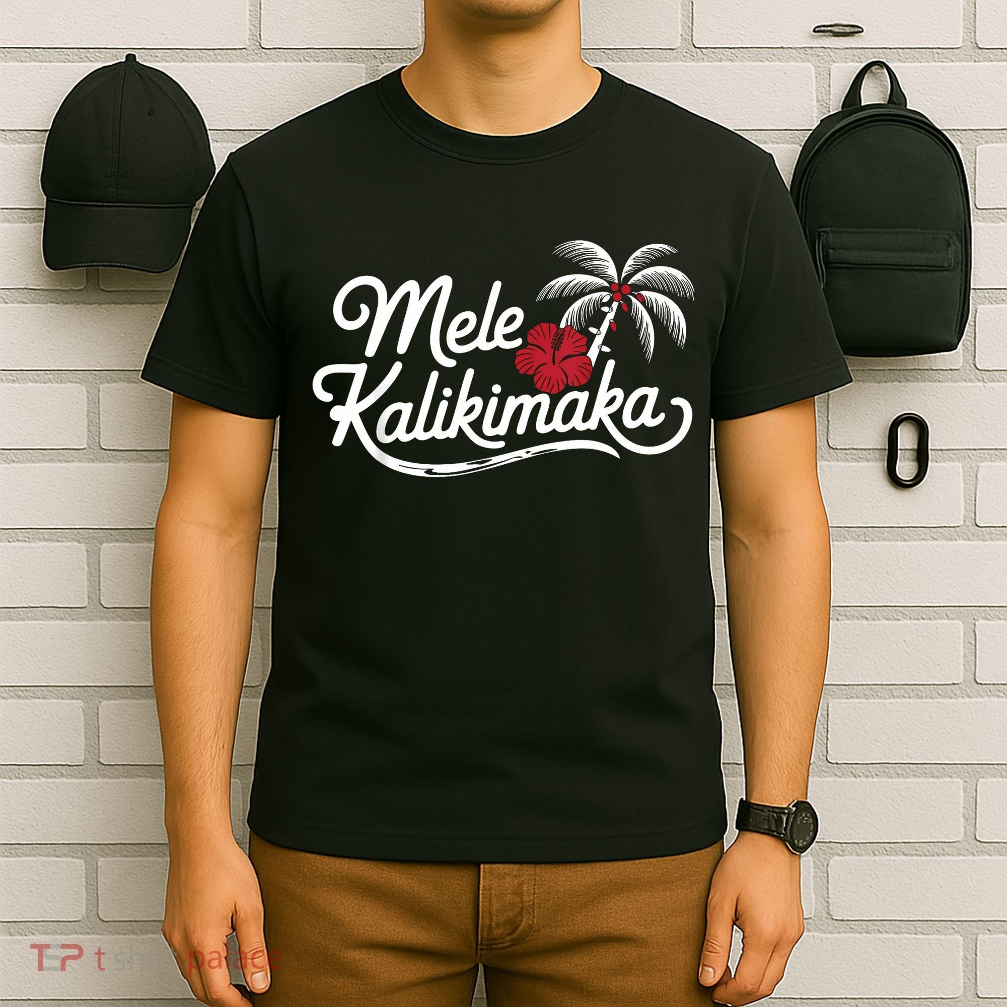 Mele Kalikimaka Tropical Christmas Hawaiian Xmas T-Shirt