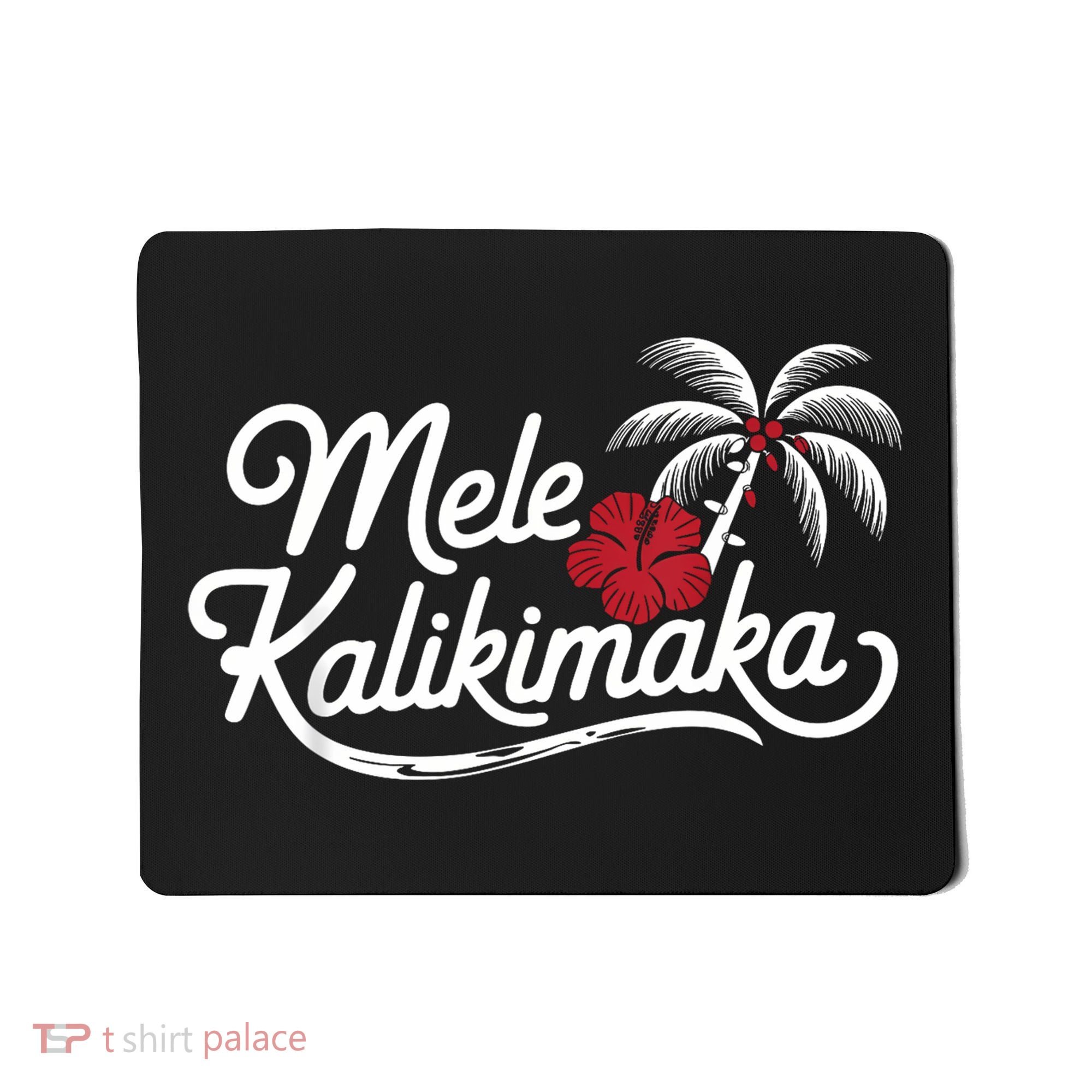 Mele Kalikimaka Tropical Christmas Hawaiian Xmas Mousepad