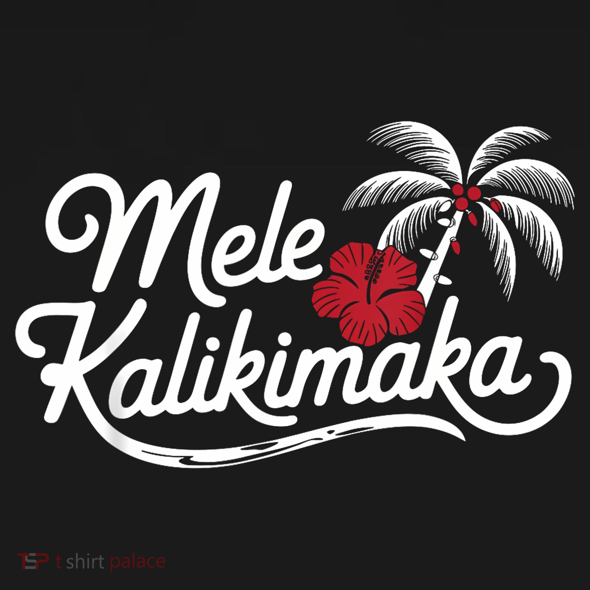 Mele Kalikimaka Tropical Christmas Hawaiian Xmas Mousepad