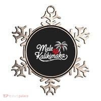 Mele Kalikimaka Tropical Christmas Hawaiian Xmas Ornament thumb 0