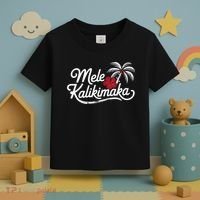 Mele Kalikimaka Tropical Christmas Hawaiian Xmas Toddler T-Shirt thumb 3
