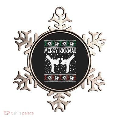 Merry Kickmas Ugly Christmas Karate Jiu Jitsu Martial Ornament
