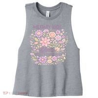 Military Kids Where They're Planted Purple Up Women's Racerback Cropped Tank thumb 0