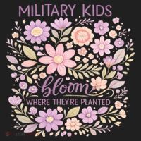 Military Kids Where They're Planted Purple Up Kids Plaid Pajama Set thumb 2