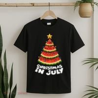 Mele Kalikimaka Water Melon Xmas Tree Christmas In July T-Shirt thumb 2