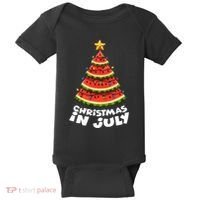 Mele Kalikimaka Water Melon Xmas Tree Christmas In July Baby Bodysuit thumb 0