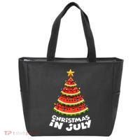 Mele Kalikimaka Water Melon Xmas Tree Christmas In July Tote Bag thumb 0