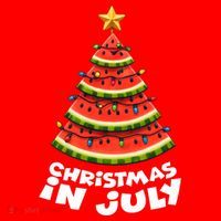 Mele Kalikimaka Water Melon Xmas Tree Christmas In July Santa Hat thumb 1