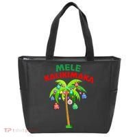Mele Kalikimaka Xmas Hawaiian Tree Christmas Tote Bag thumb 0