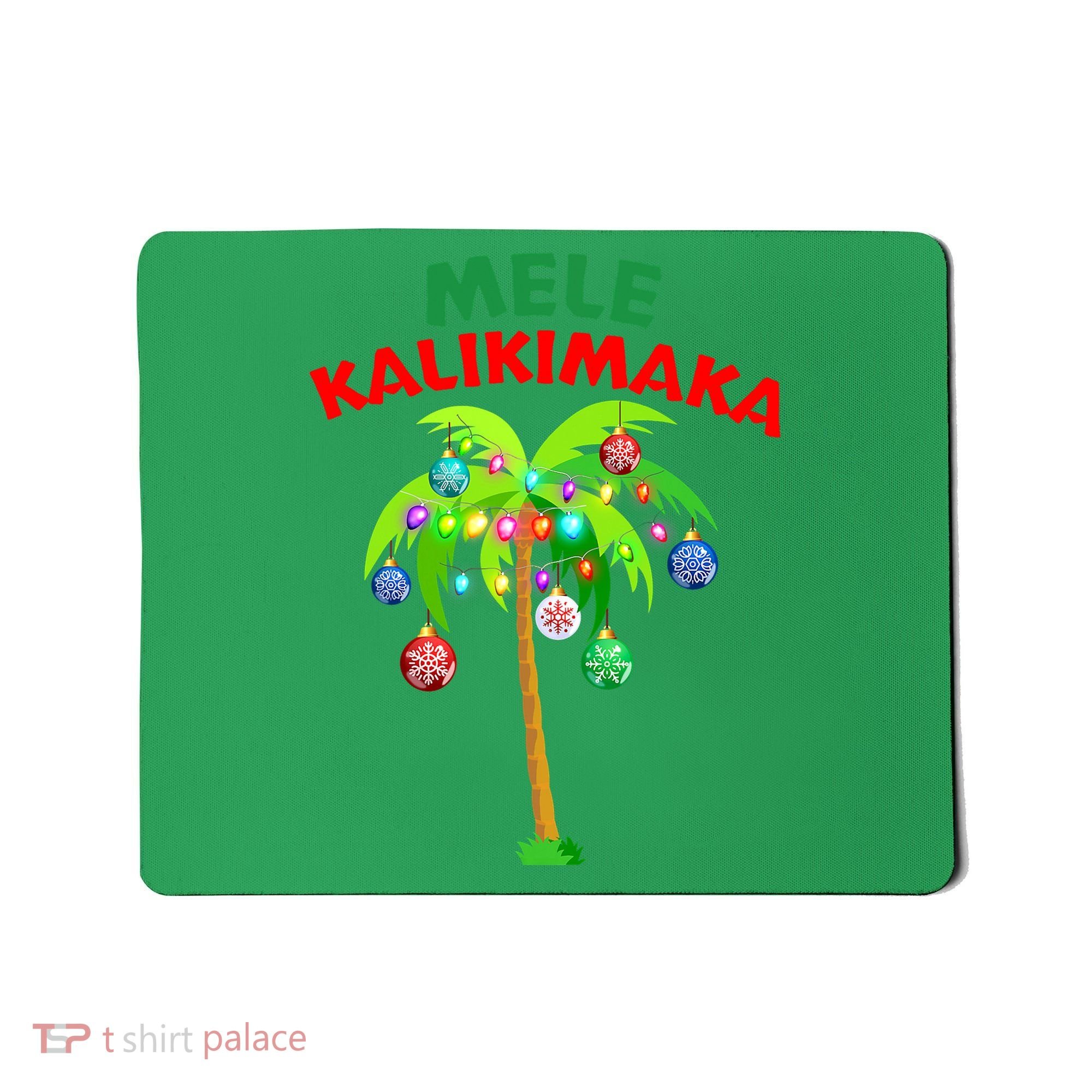 Mele Kalikimaka Xmas Hawaiian Tree Christmas Mousepad