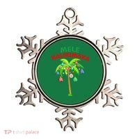 Mele Kalikimaka Xmas Hawaiian Tree Christmas Ornament thumb 0