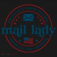 Mail Lady 4th Of July Retro Postal Worker Postal Rural Carrier Toddler Hoodie thumb 2